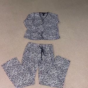 RENE ROFE PAJAMA SET - cheetah print size M